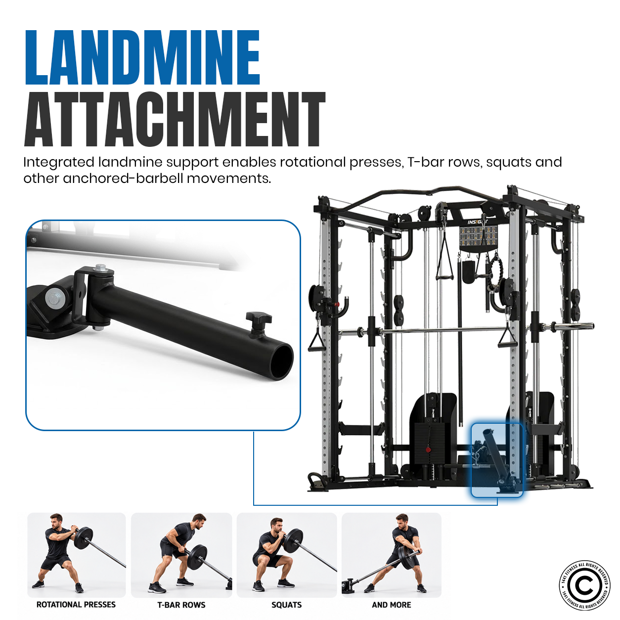 Insight Fitness Multi Function with Smith Machine - C9
