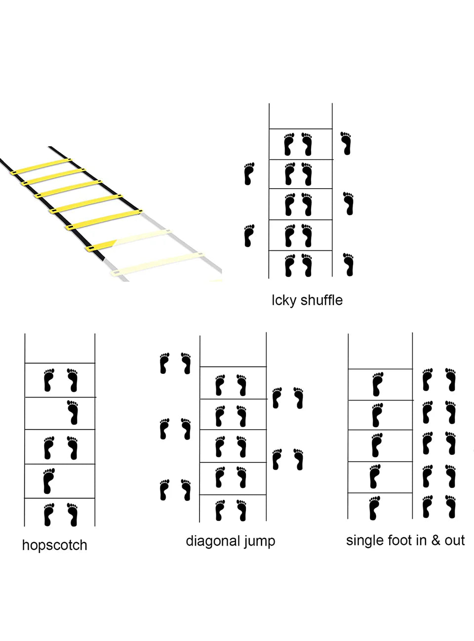 1441 Fitness Agility Ladder for Speed Training