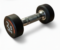 Thumbnail for Apus Commercial Rubber Round Dumbbells - 2.5KG