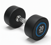 Thumbnail for Apus Commercial Rubber Round Dumbbells 20kg