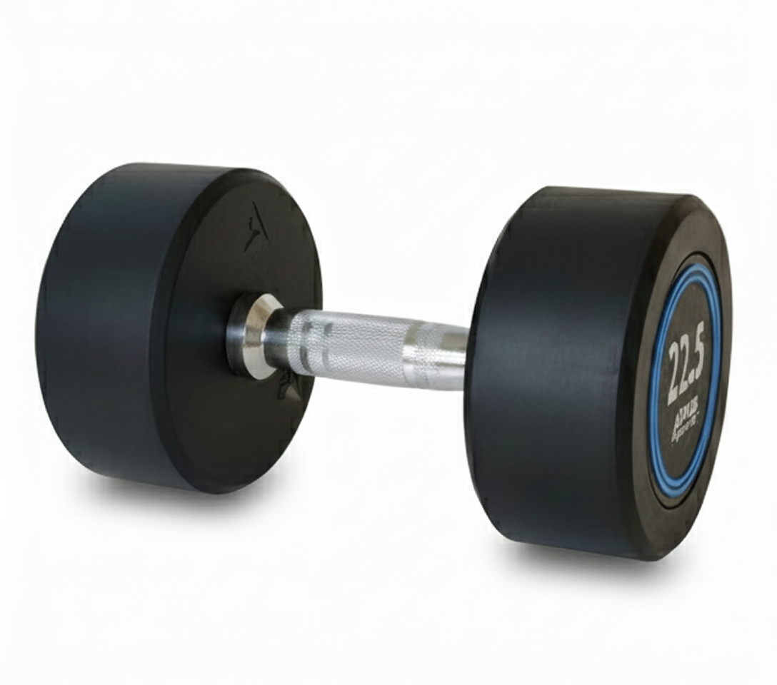 Apus Commercial Rubber Round Dumbbells 22.5kg