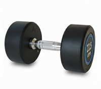 Thumbnail for Apus Commercial Rubber Round Dumbbells 22.5kg