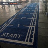 Thumbnail for Sled Track Grass with Marking - 10 x 2 Meters (Blue)