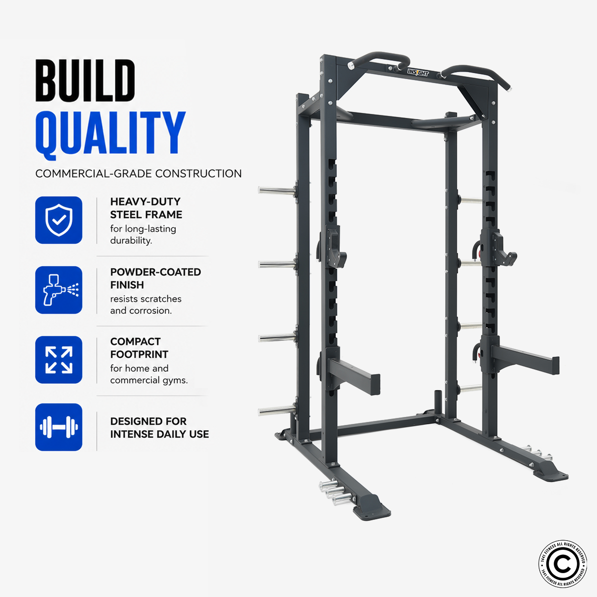 Insight Fitness Half Rack - SH010