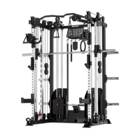 Thumbnail for Insight Fitness Multi Function Smith Machine C5 with Rubber Flooring, PU Black Bumper Plates & A8007 Bench - Bundle Offer - C5