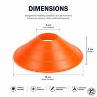 Thumbnail for 1441 Fitness Marker Cone For Sports Training - MND-WG229