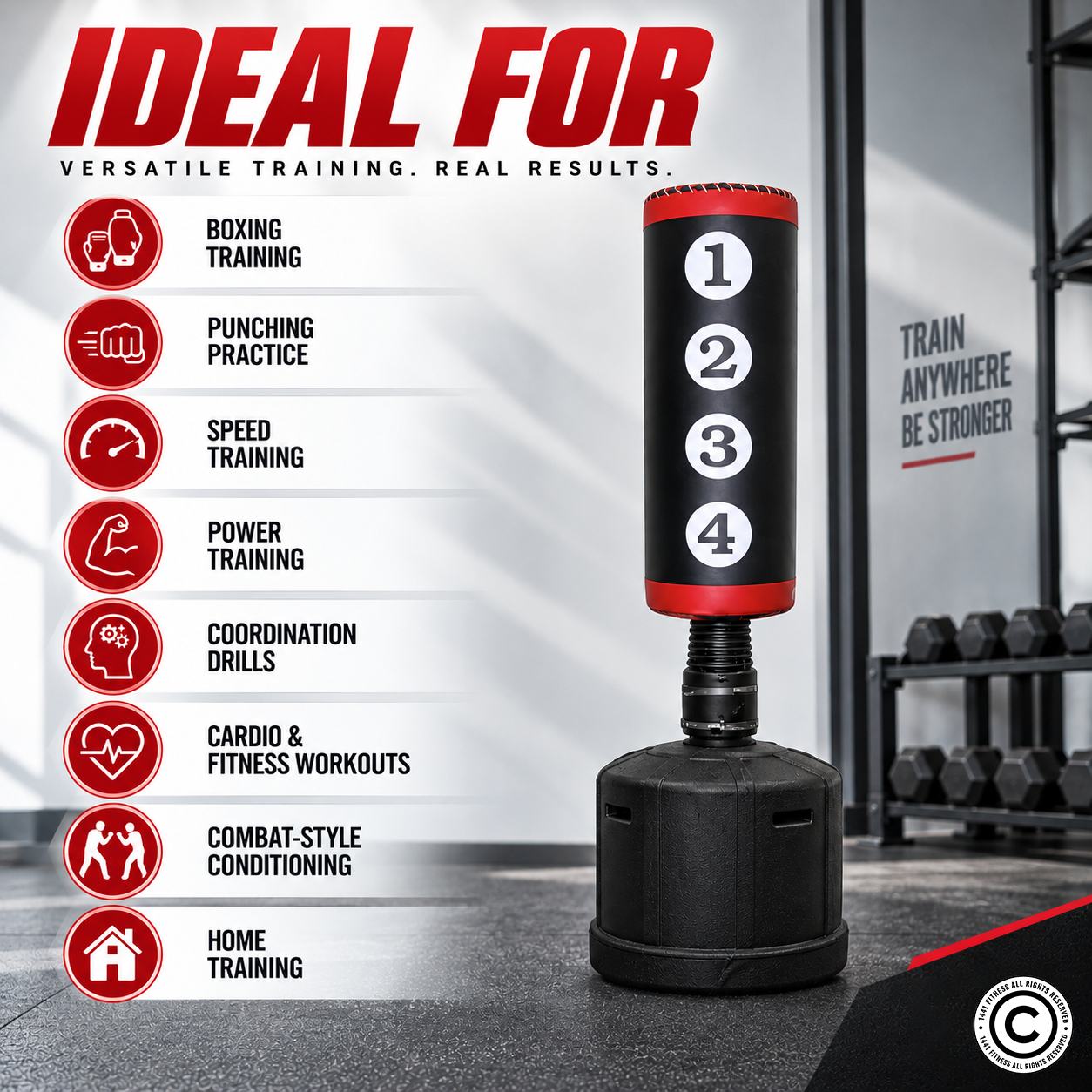 TA Sport Freestanding Boxing Training Stand TLS-C[1234]