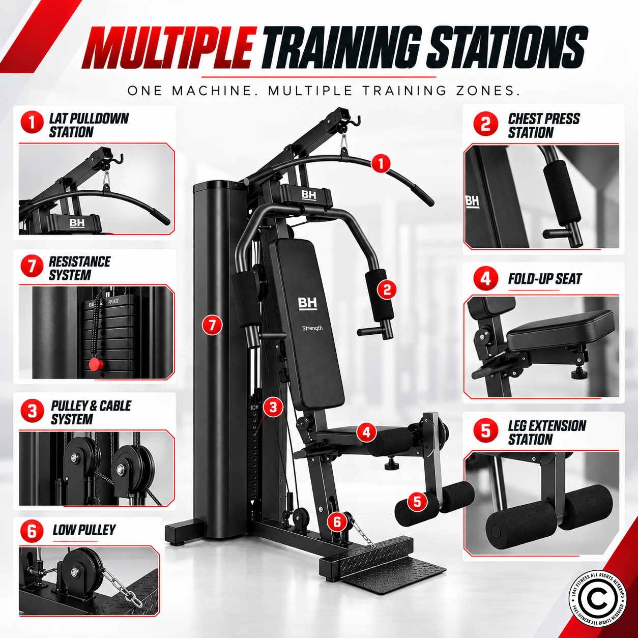 BH Fitness Multigym Plus G112X