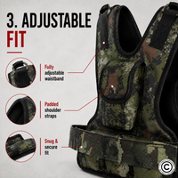 Thumbnail for 1441 Fitness Adjustable Weight Vest 10 Kg - 20 KG