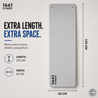 Thumbnail for 1441 Fitness Yoga Mat with Grommets