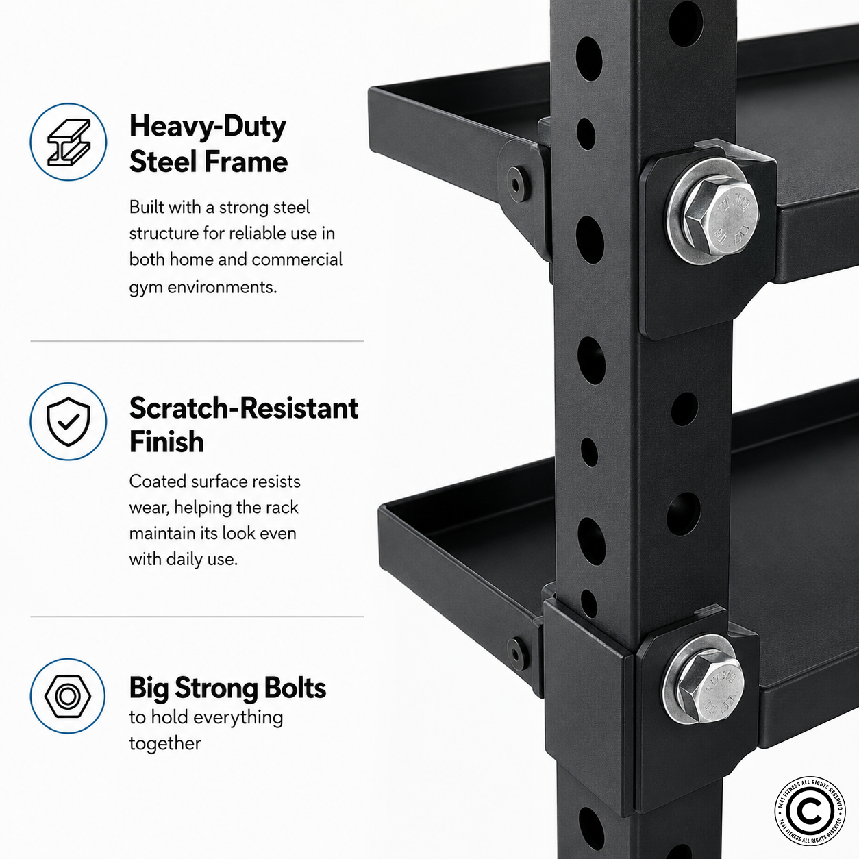 1441 Fitness 4 Tier Commodity Rack - 41FC35