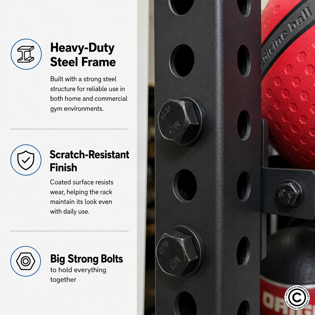1441 Fitness 4 Tier Commodity Rack - 41FC35