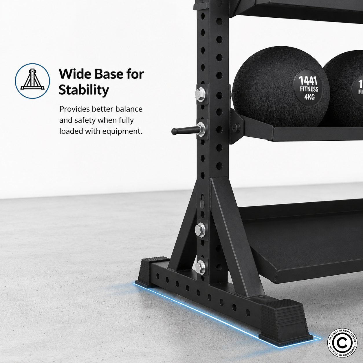 1441 Fitness 4 Tier Commodity Rack - 41FC35