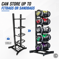 Thumbnail for 1441 Fitness 5 Pc Sand Bag Rack