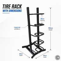 Thumbnail for 1441 Fitness 5 Pc Sand Bag Rack
