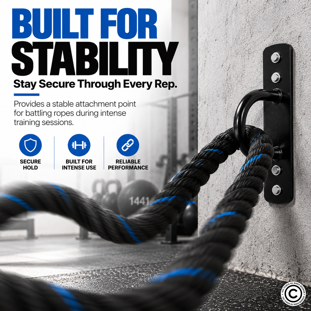 1441 Fitness Battle Rope Anchor Hook
