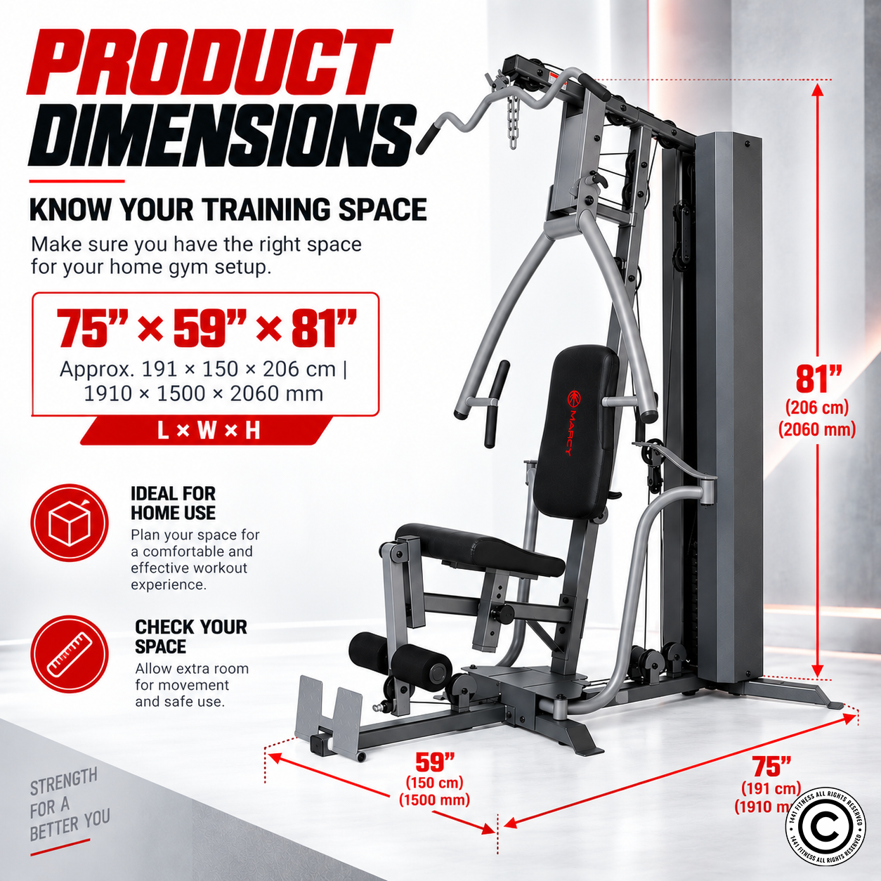 Marcy Home Gym Machine  MD-3400