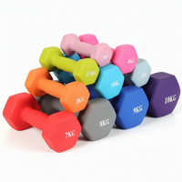 Thumbnail for 1441 Fitness Neopene Dumbbells Set 1 Kg to 10 Kg with Vertical Rack - Bundle Offer
