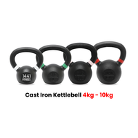 Thumbnail for Powder Coated Kettlebell 4 Kg to 10 Kg - Bundle Offer