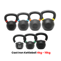 Thumbnail for Powder Coated Kettlebell Set - 4 Kg to 16 Kg - Bundle Offer