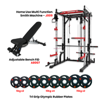 Thumbnail for J009 Multi Function Rack Combo with Plate Set and Bench - Bundle Offer