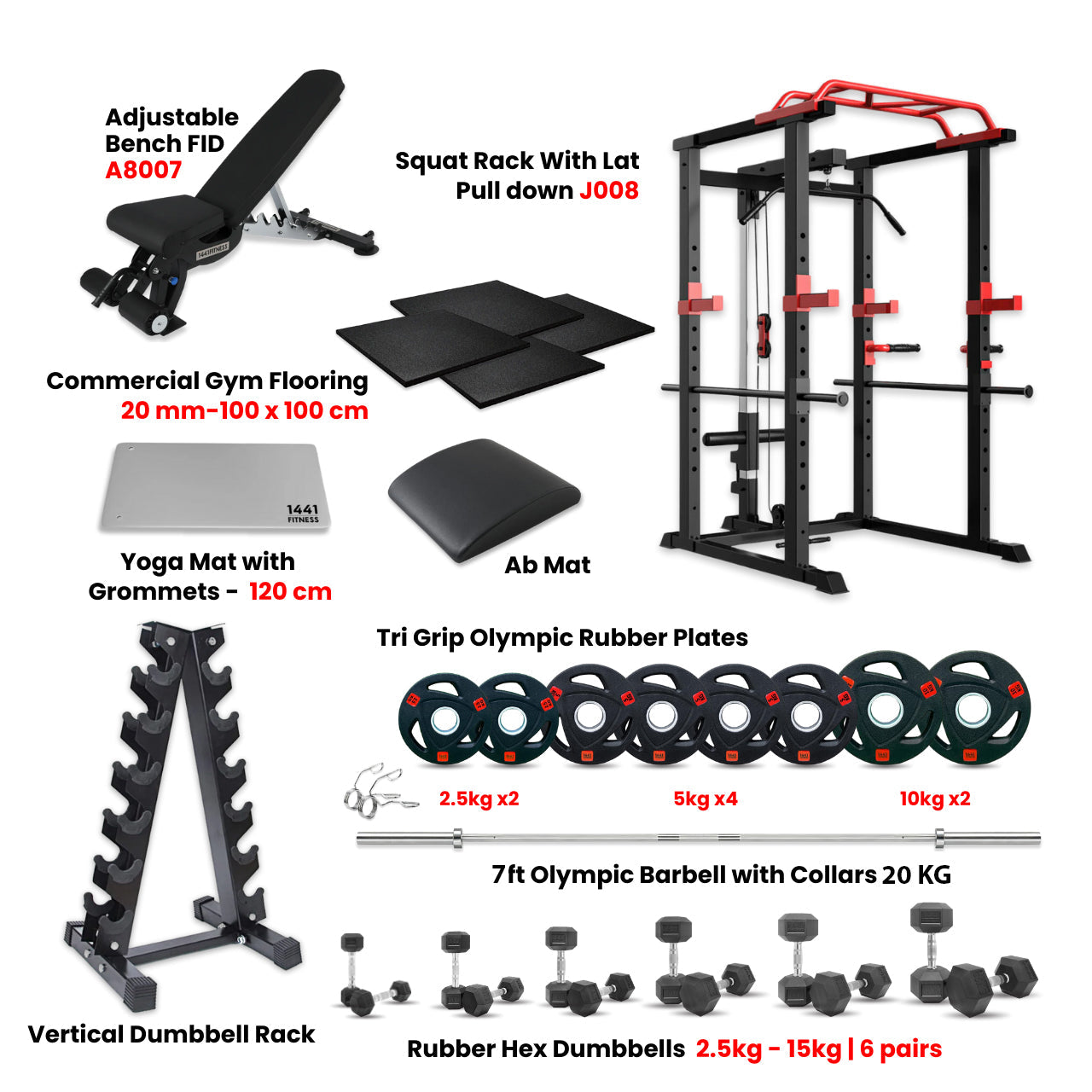 MDL66 Multi Function Home Gym Bundle Offer  - 3
