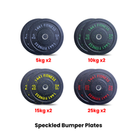 Thumbnail for Speckled Bumper Plates Combo - 110 Kg Set - Bundle Offer