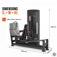 Thumbnail for Insight Fitness Seated Leg Press / Hack Squat - SA040