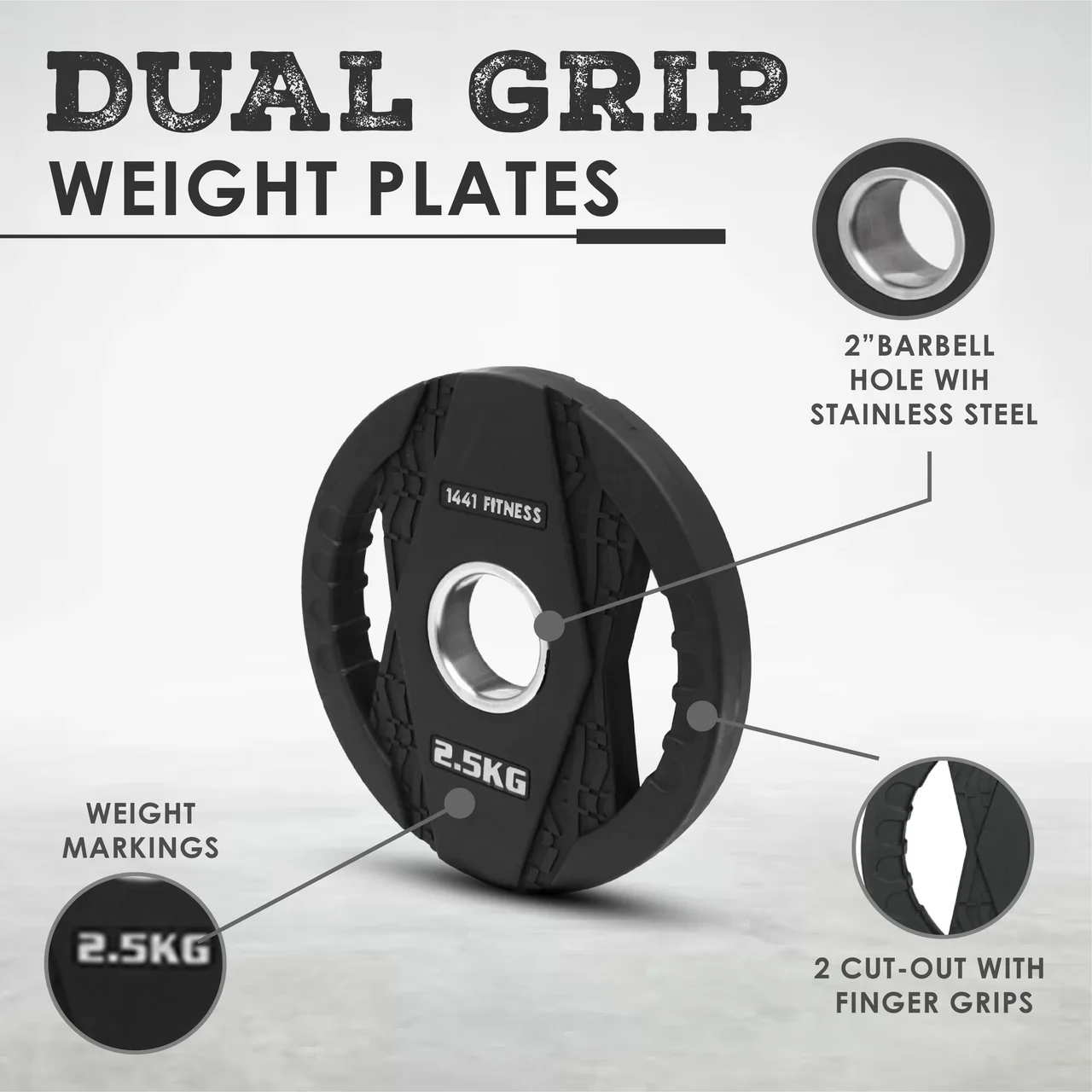 MDL66 Squat Rack Home Gym Bundle Offer  - 2 - Dual Grip Plate
