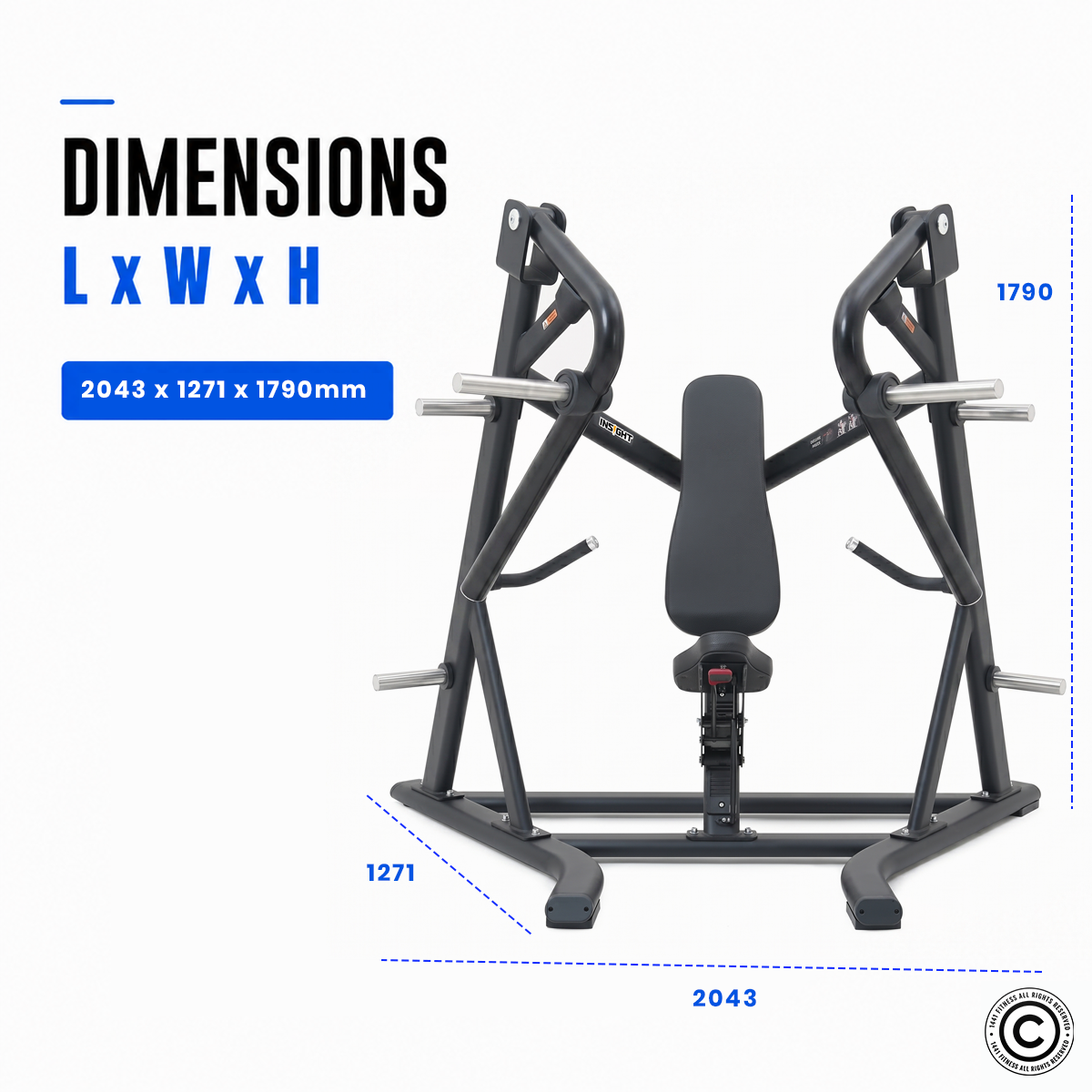 Insight Fitness Decline Chest Press - SH012