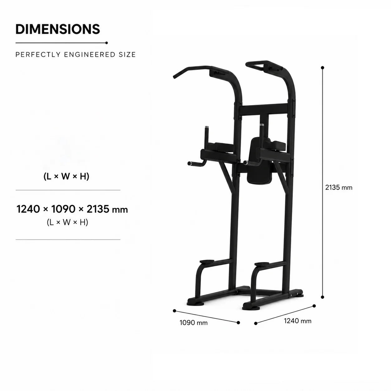 Insight Fitness Vertical Knee Rise / Dip - DR008