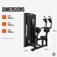 Thumbnail for Insight Fitness Abdominal Machine - SA027D