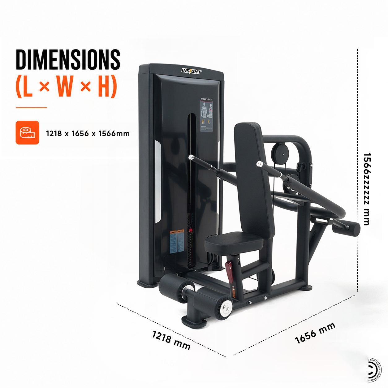 Insight Fitness SA Series Triceps Press - SA007D
