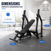 Thumbnail for Insight Fitness Incline Olympic Bench - DR005