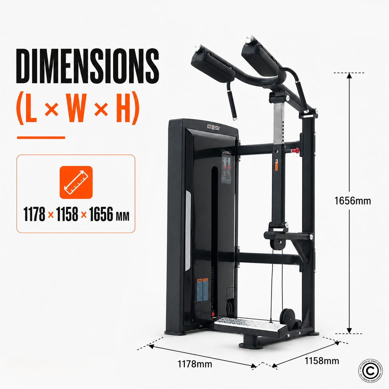 Insight Fitness Standing Calf Raise - SA019