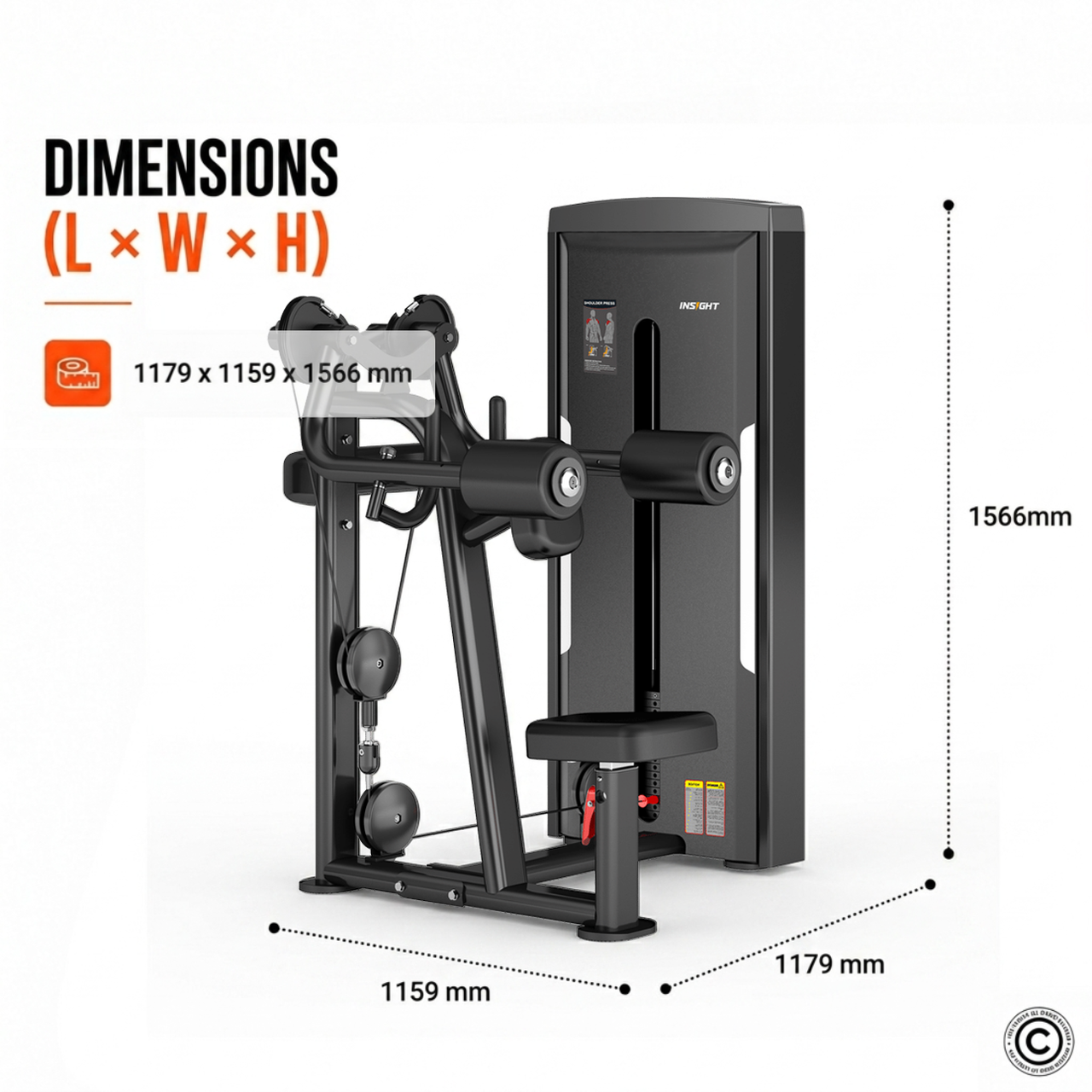 Insight Fitness Lateral Raise - SA034