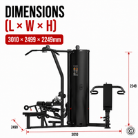 Thumbnail for Insight Fitness 3 Station Multi Gym BS004
