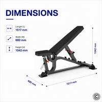 Thumbnail for Insight Fitness Flat / Incline / Decline Bench - DH029