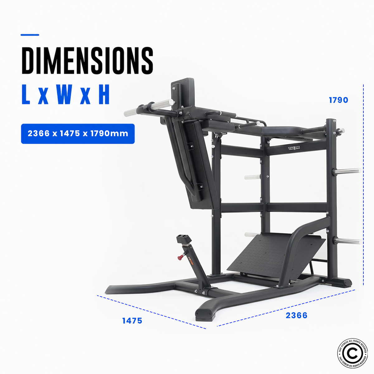 Insight Fitness Pendulum Squat - SH033