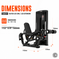 Thumbnail for Insight Fitness Leg Curl & Leg Extension - SA031