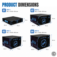 Thumbnail for 1441 Fitness 4 in 1 Adjustable Plyo Box