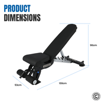 Thumbnail for 1441 Fitness Adjustable Bench FID - A8007