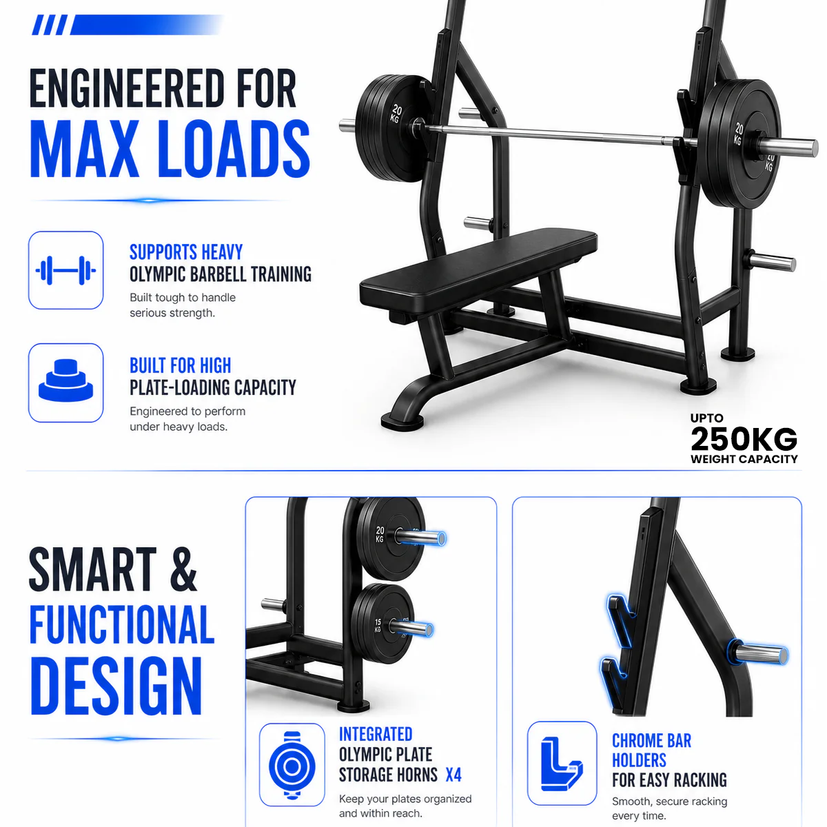 Insight Fitness Flat Olympic Bench - DR004