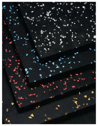 1441 Fitness Commercial Rubber Flooring for Gym 20 mm - 100 x 100 CM Speckled Red