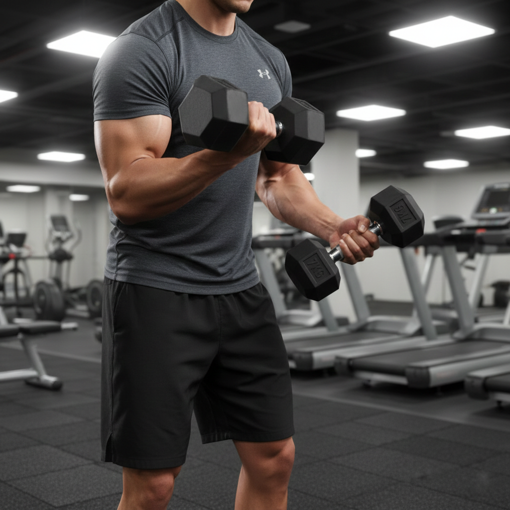 1441 Fitness Hex Dumbbells Set - 2.5 Kg to 10 Kg - Bundle Offer