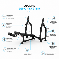 Thumbnail for Insight Fitness Decline Olympic Bench - DR006