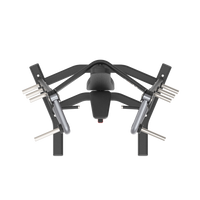 Thumbnail for Black drone with six arms on a white background