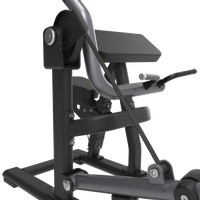 Insight Fitness Biceps Curl - SH018 with black and gray design on a white background