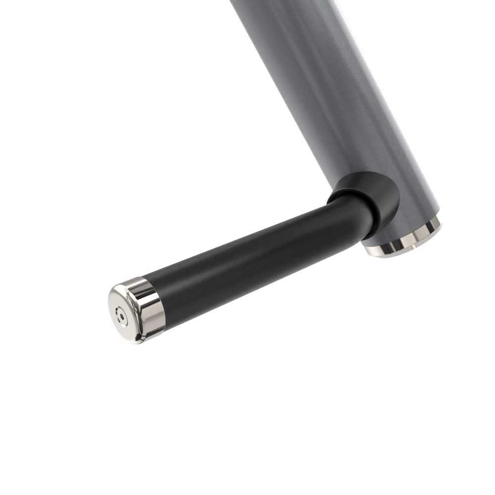 Close-up Insight Fitness Chest Press SH001 handle on a white background