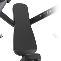 Close-up of a Insight Fitness Decline Chest Press - SH012 with weight stack on a white background
